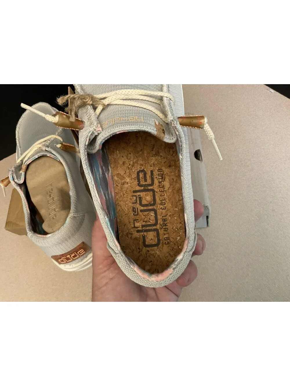 New! Womens Hey Dude Wendy Eco Sox Cloud Slip On Comfort Shoes. Size 12. Nice!